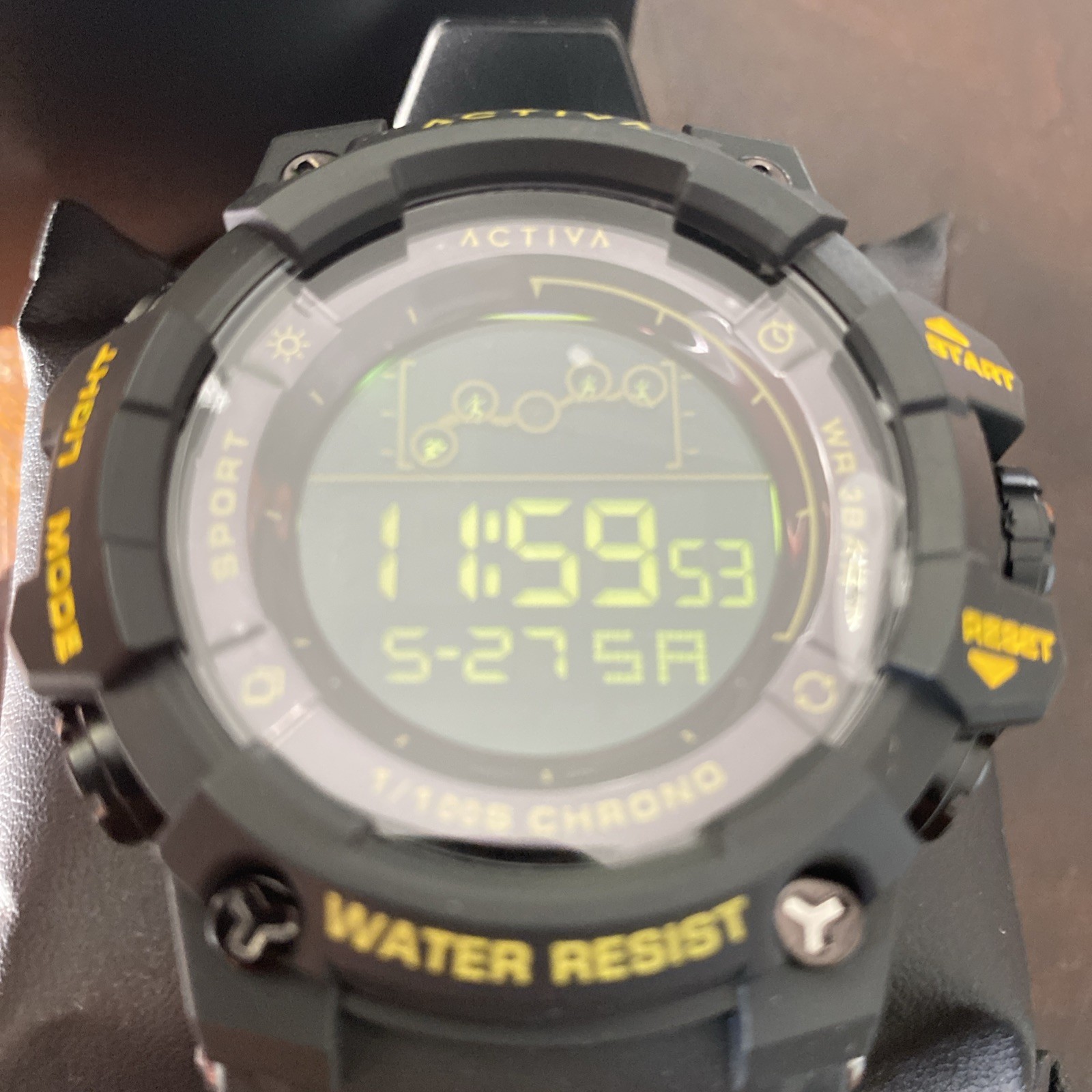 Activa Summit X Invicta Unisex Digital Watch – 50mm. Black (ACW8082-026)
