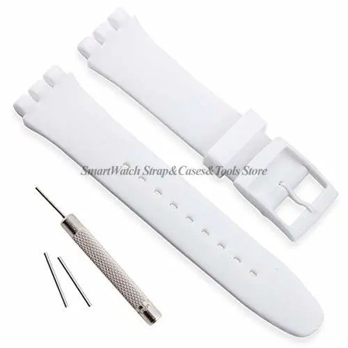 Wrist Watch Band Strap For Swatch 16mm 17mm 19mm 20mm Rubber Silicone Watchband