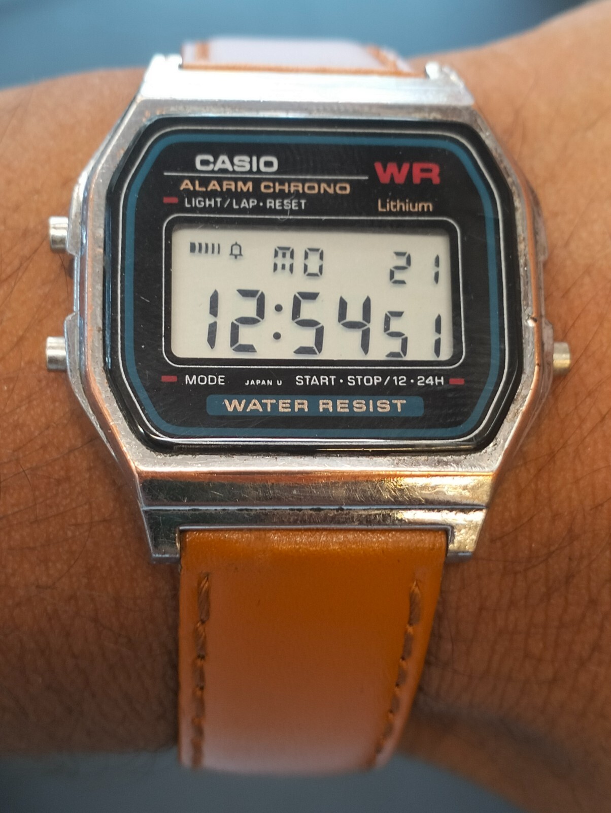 ALARM CHRONO DIGITAL QUARTZ A159W MEN’S FULL WORKING STRAP AFTER MARKET