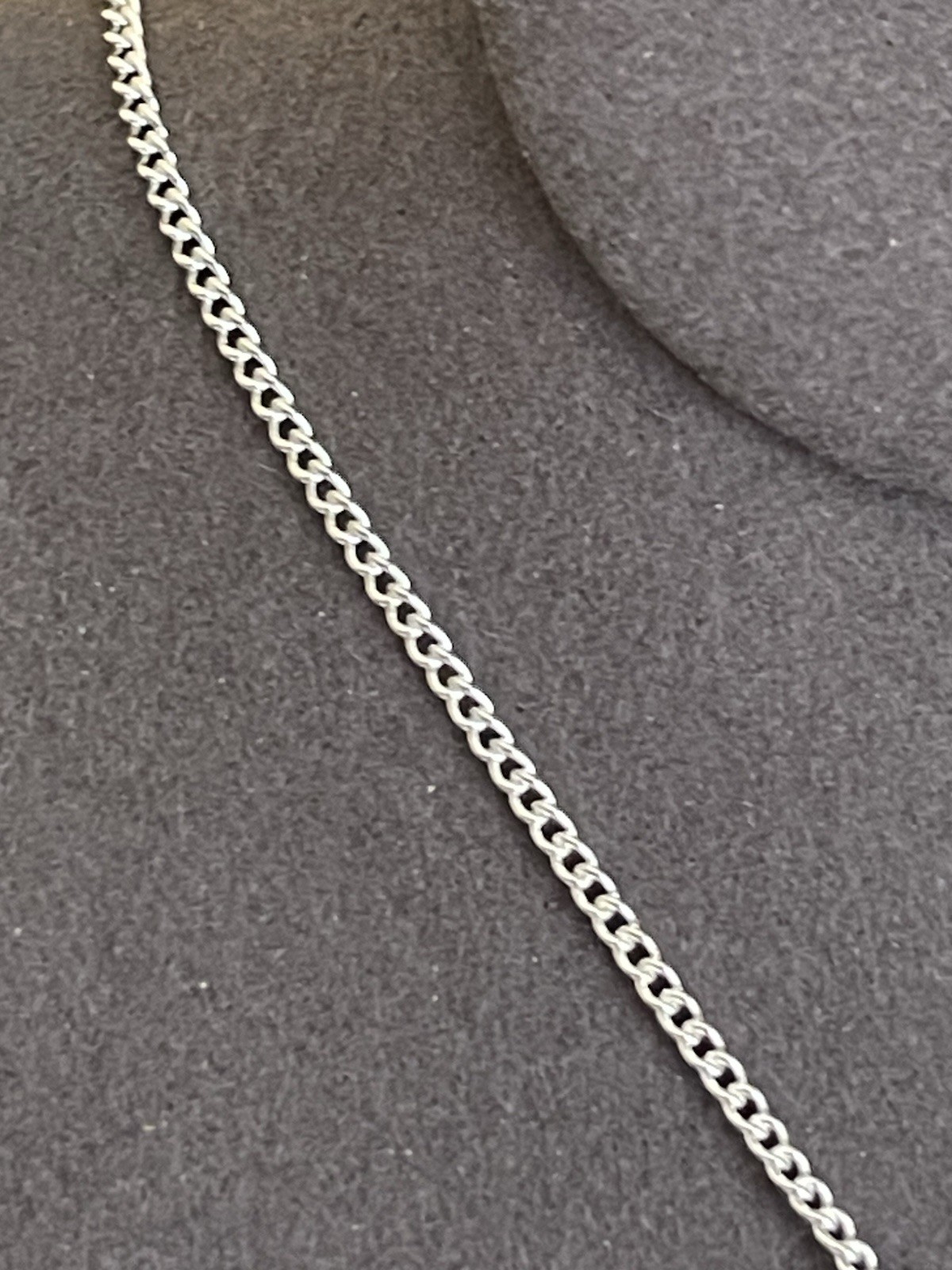 Sterling Silver Amber Heart Pendant On 46cm Length Chain