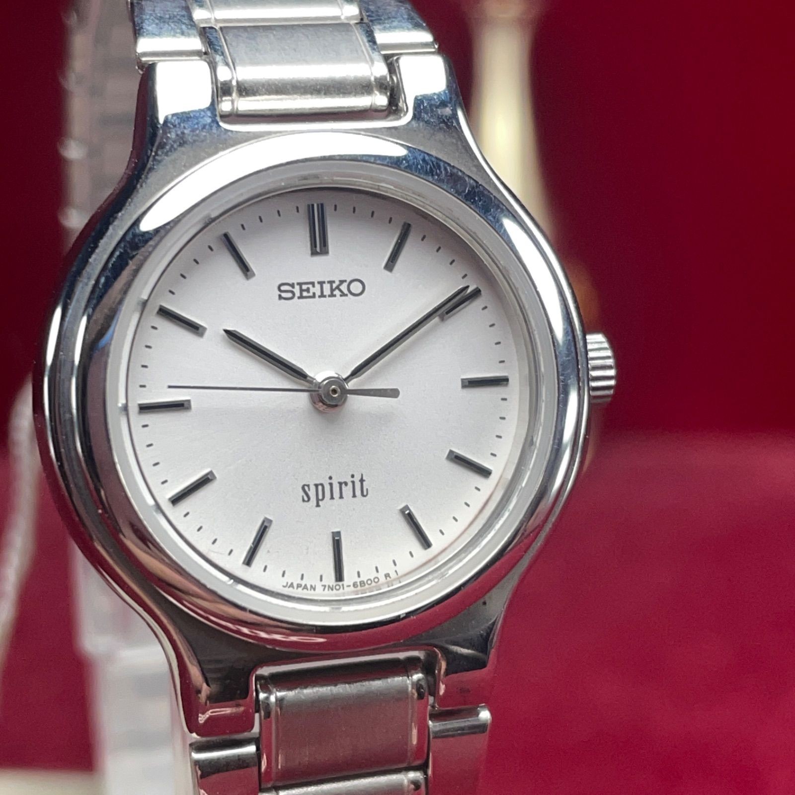 Battery Changed SEIKO Spirit Bracelet Quartz Vintage Antique Wristwatch QZ Worki