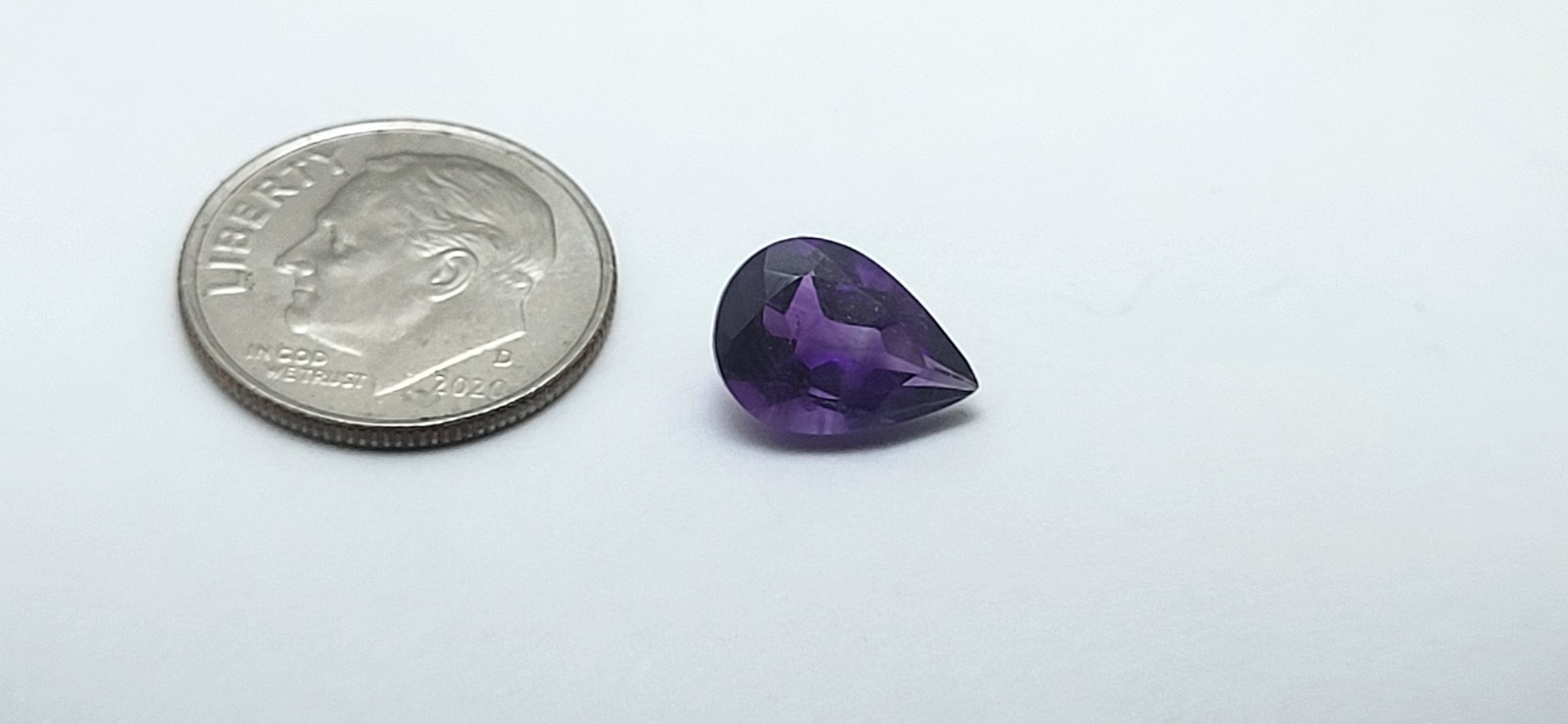 2.1 Ct Pear Shaped Amethyst