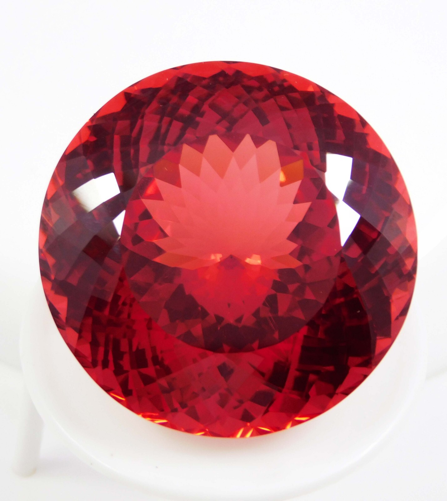 Natural Certified 260 Carat Padparadscha Sapphire Diamond Cut Loose Gemstone