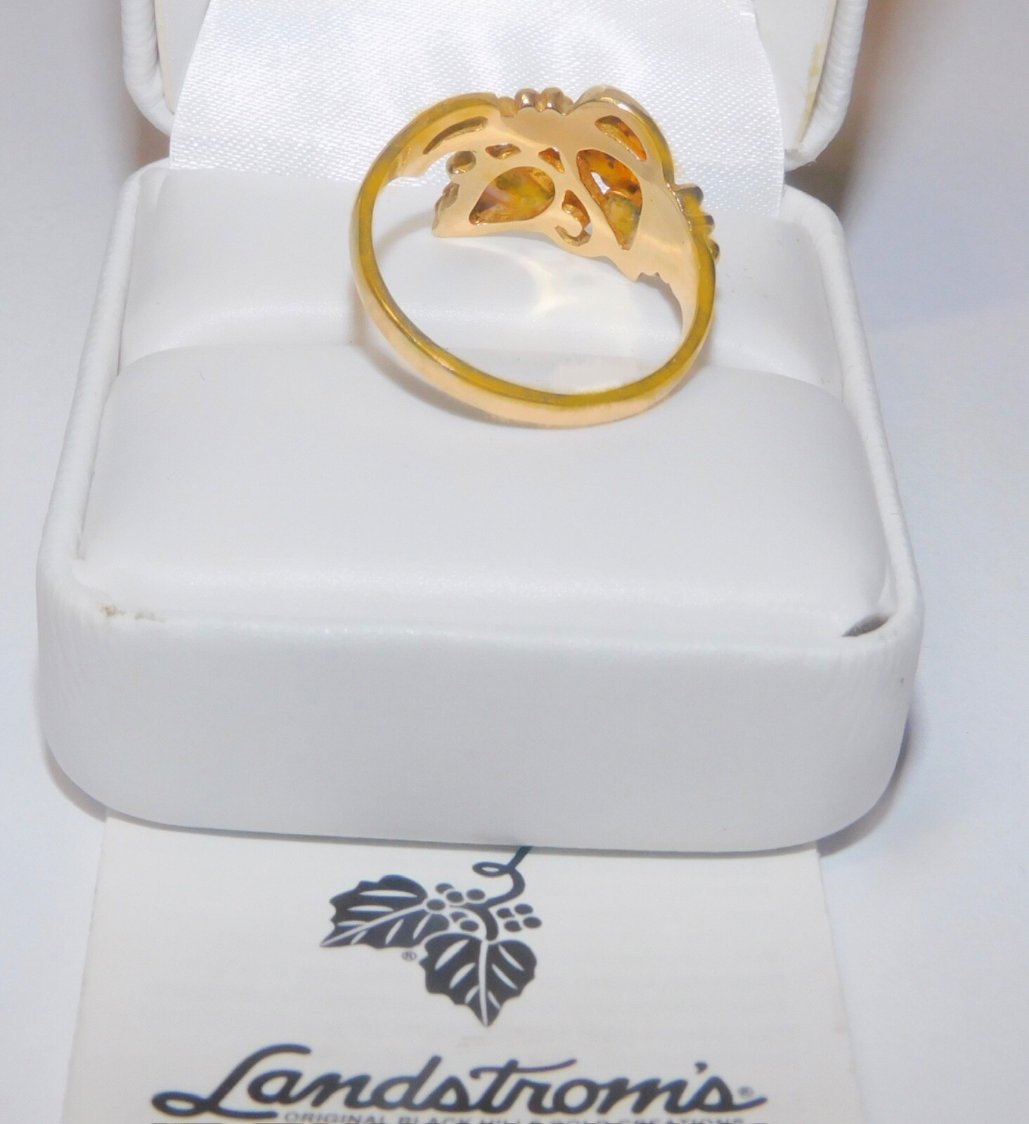 Black Hills Gold 10k Landstrom’s Multiple Leaf Ring Size 9 1/2