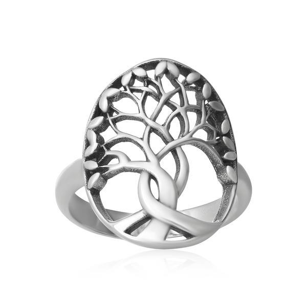 Sterling Silver 925 Tree Of Life Ring Size 6 7 8 9