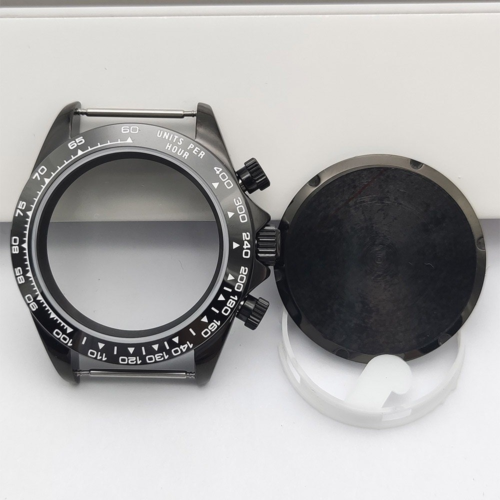 40mm Quartz Watch Case For VK63 VK64 Movement Sapphire crystal 32.5mm Watch Dial