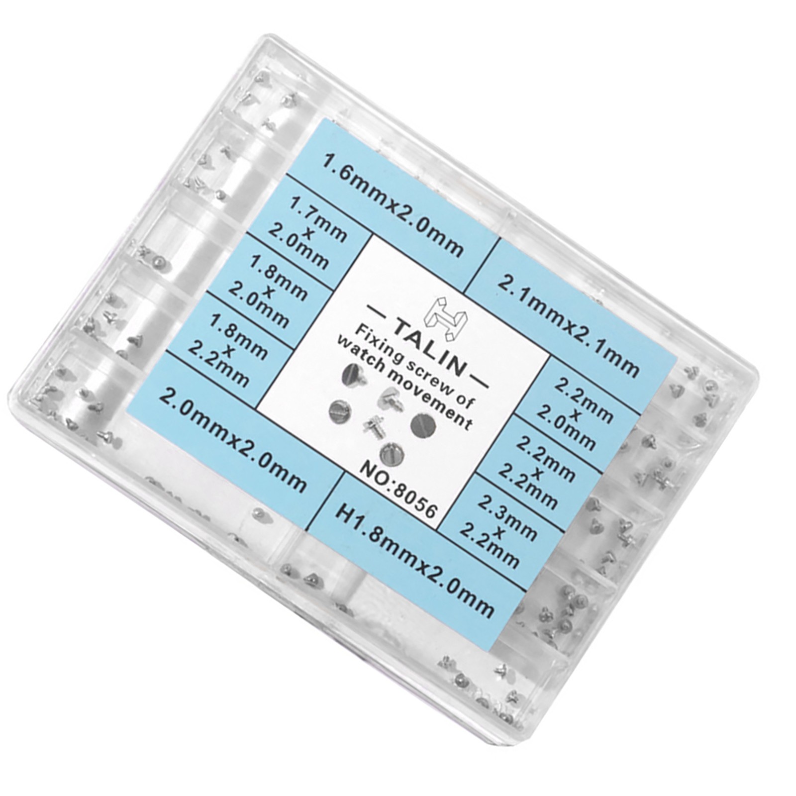 10-Size Watch Movement Fixing Screw Assortment for NH35 ETA 2836 2824-2 8200