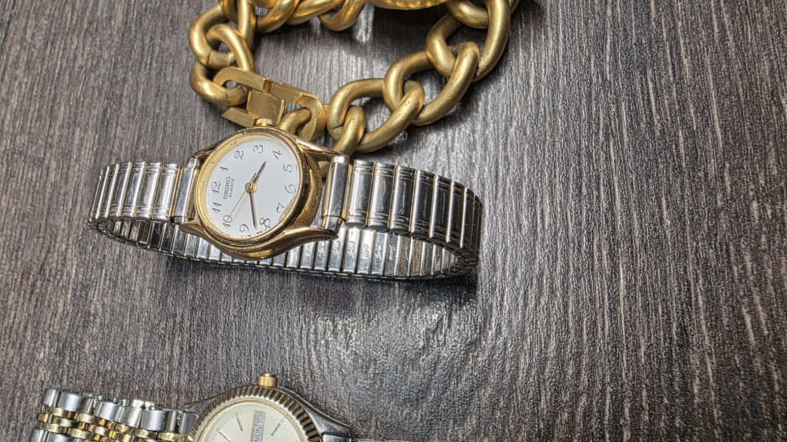 Lot Of 10 Womens Untested Citizen Seiko Klein Watch Gold Stainless Steel Brass