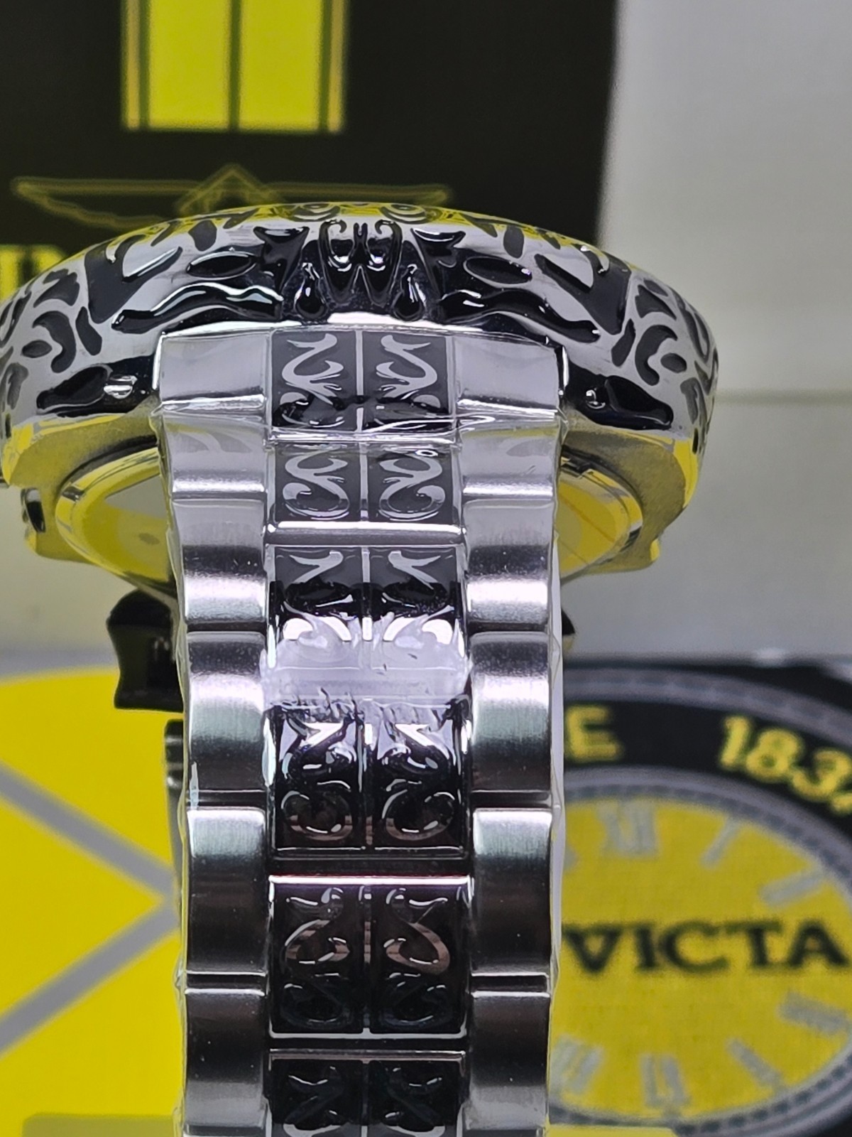 Invicta Artist Skull Automatic Mens Watch 50.5mm Skeletonized Steel & Black NEW