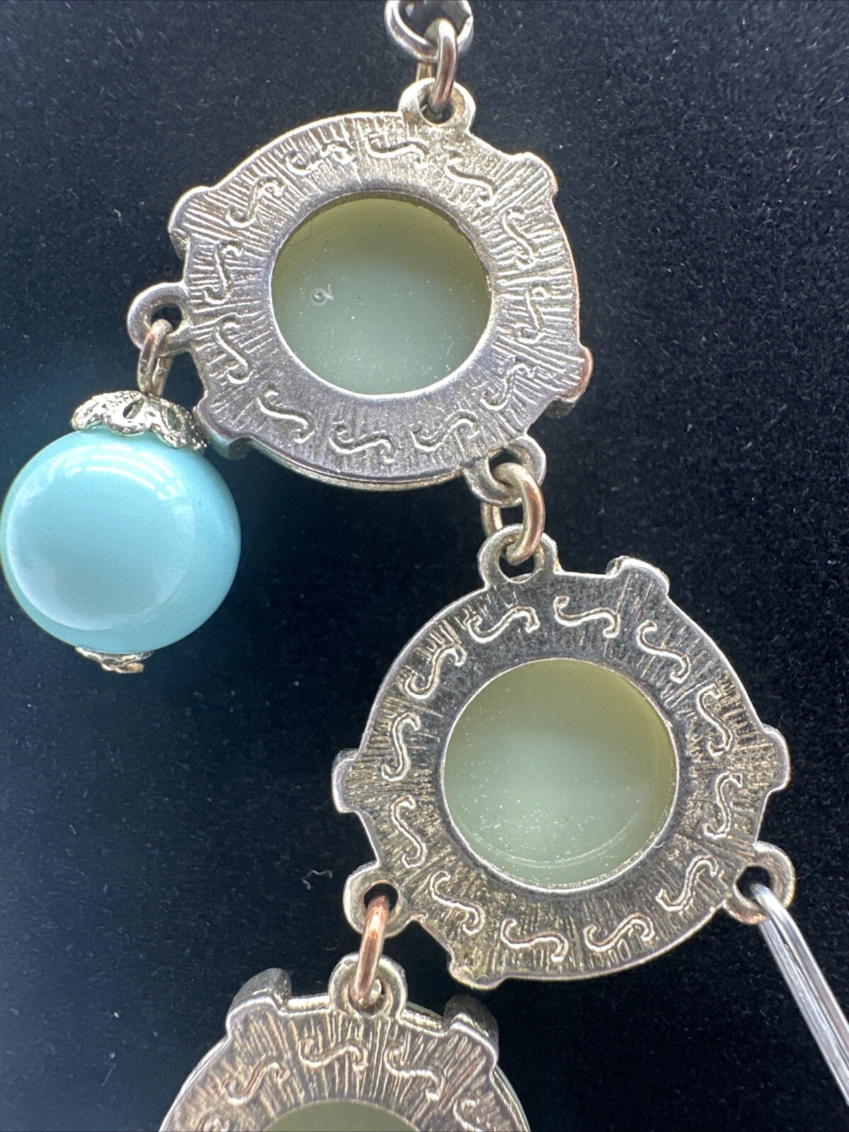 Hawaii Sea Glass Boho Stack Hippie North Shore Turquoise Necklace-13In…34