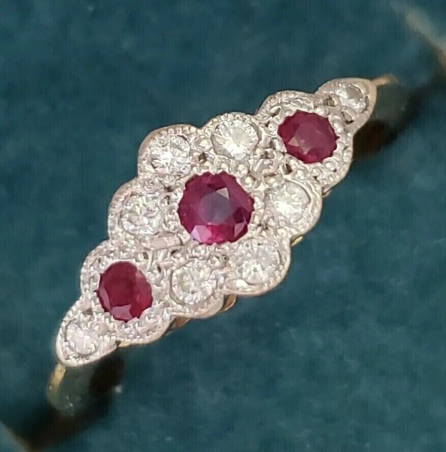 Round Cut Simulated Garnet Women’s Pretty Wedding Ring In 14k Yellow Gold Plated