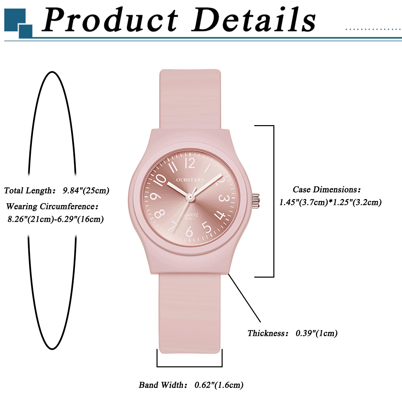 Teenagers Boys Girls Jelly Silicone Quartz Sports Wrist Watch Student Watches