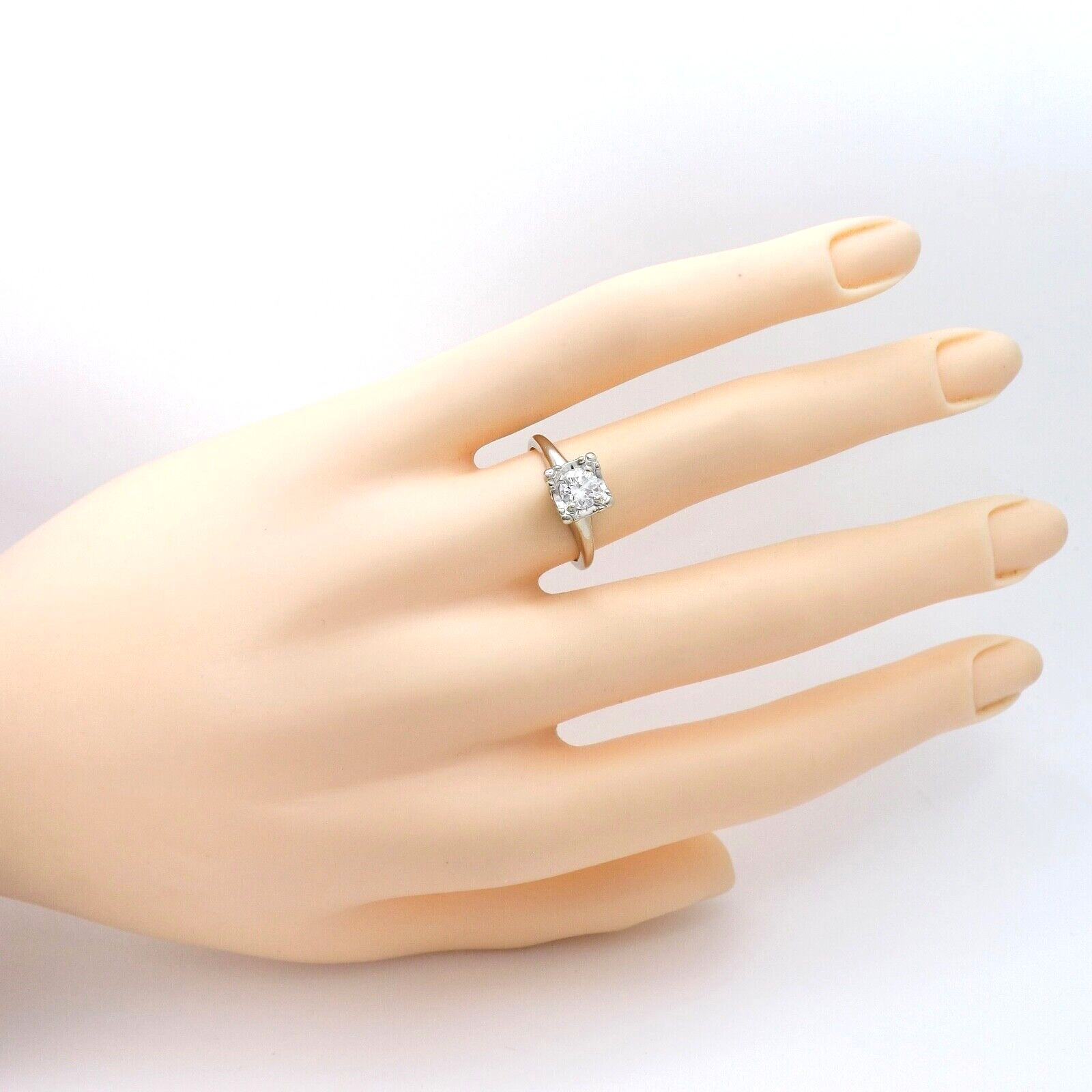 ArtCarved Wood Sons 14k Gold European Cut Diamond Engagement Ring Box Setting