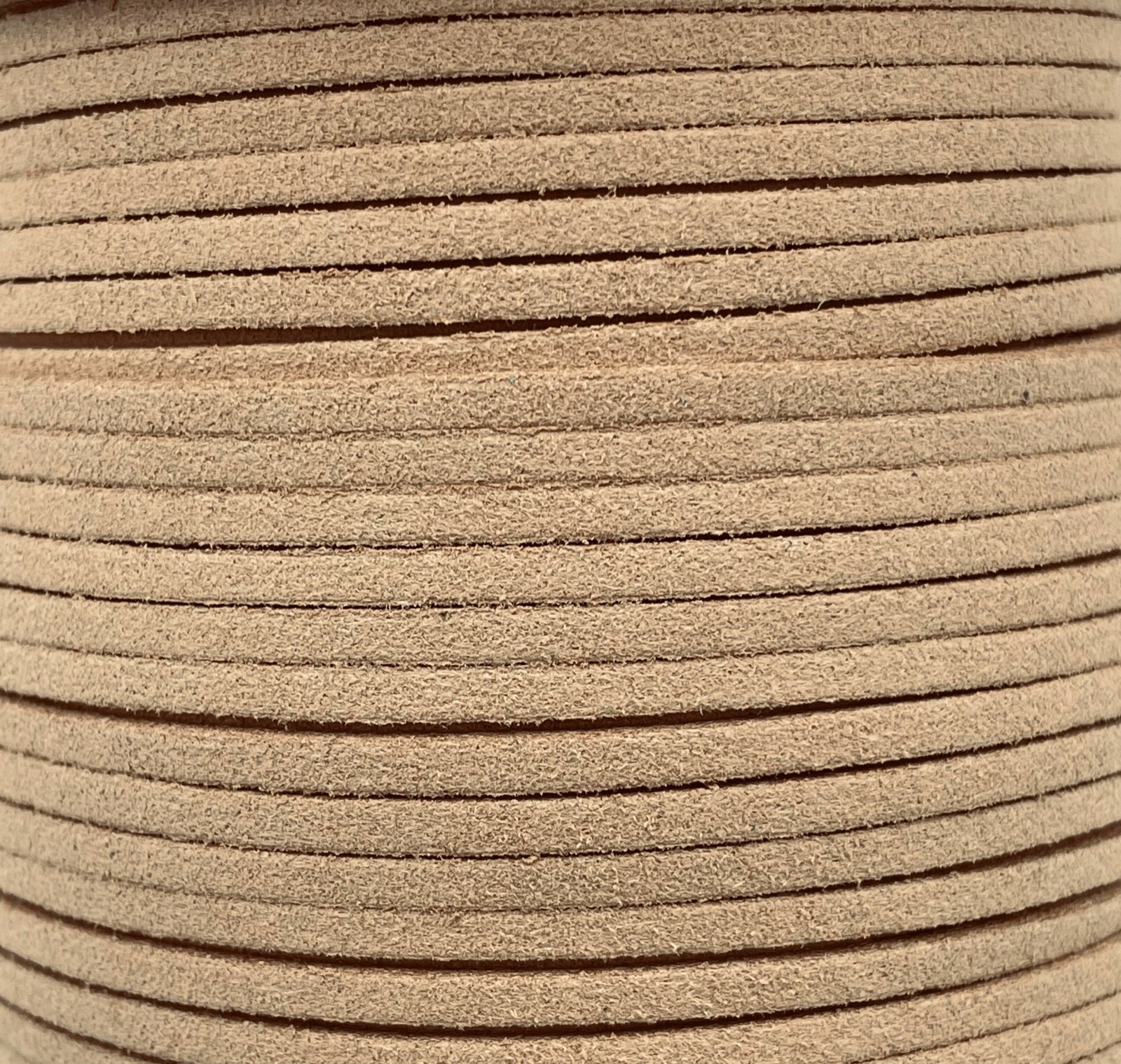 Faux Suede Flat Leather Cord Lace String 95yd Roll 3mm
