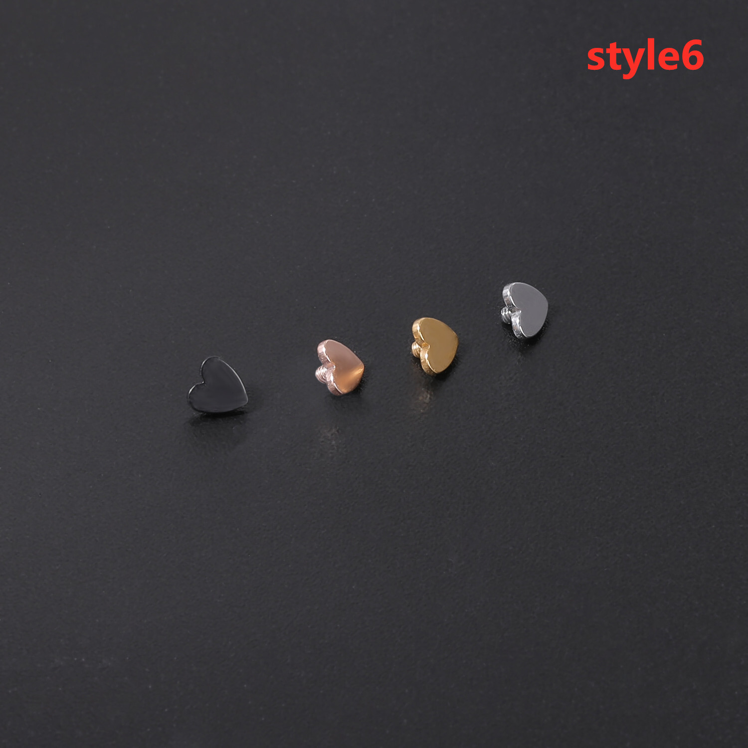 16G Micro Dermal Piercing CZ Dermal Anchor Stainless Steel Skin Diver Piercing
