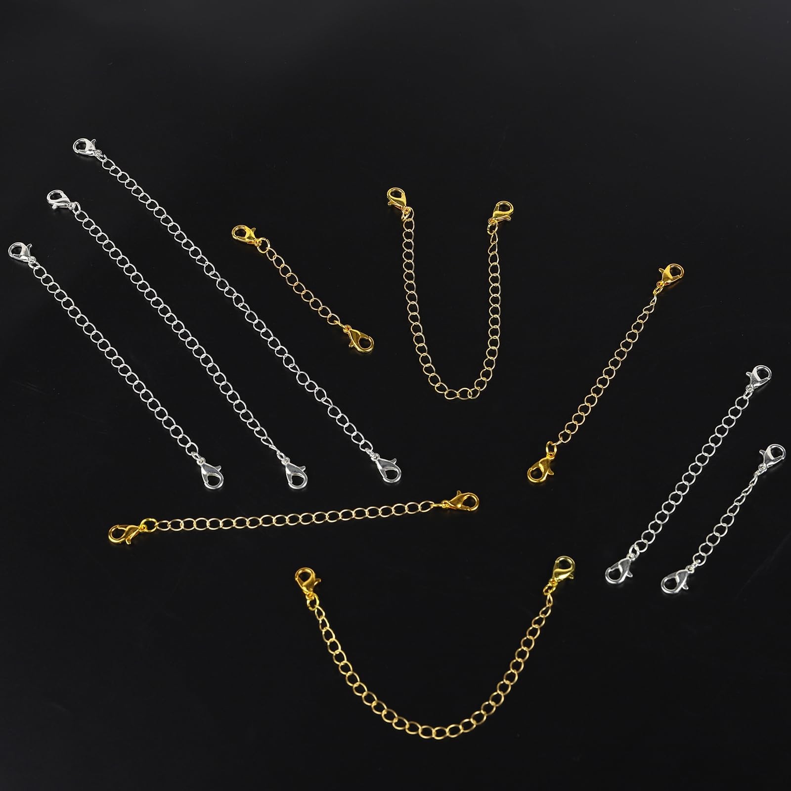 30pcs Chain Extenders for Necklace, Necklace Extenders for Women Girls Bracelet