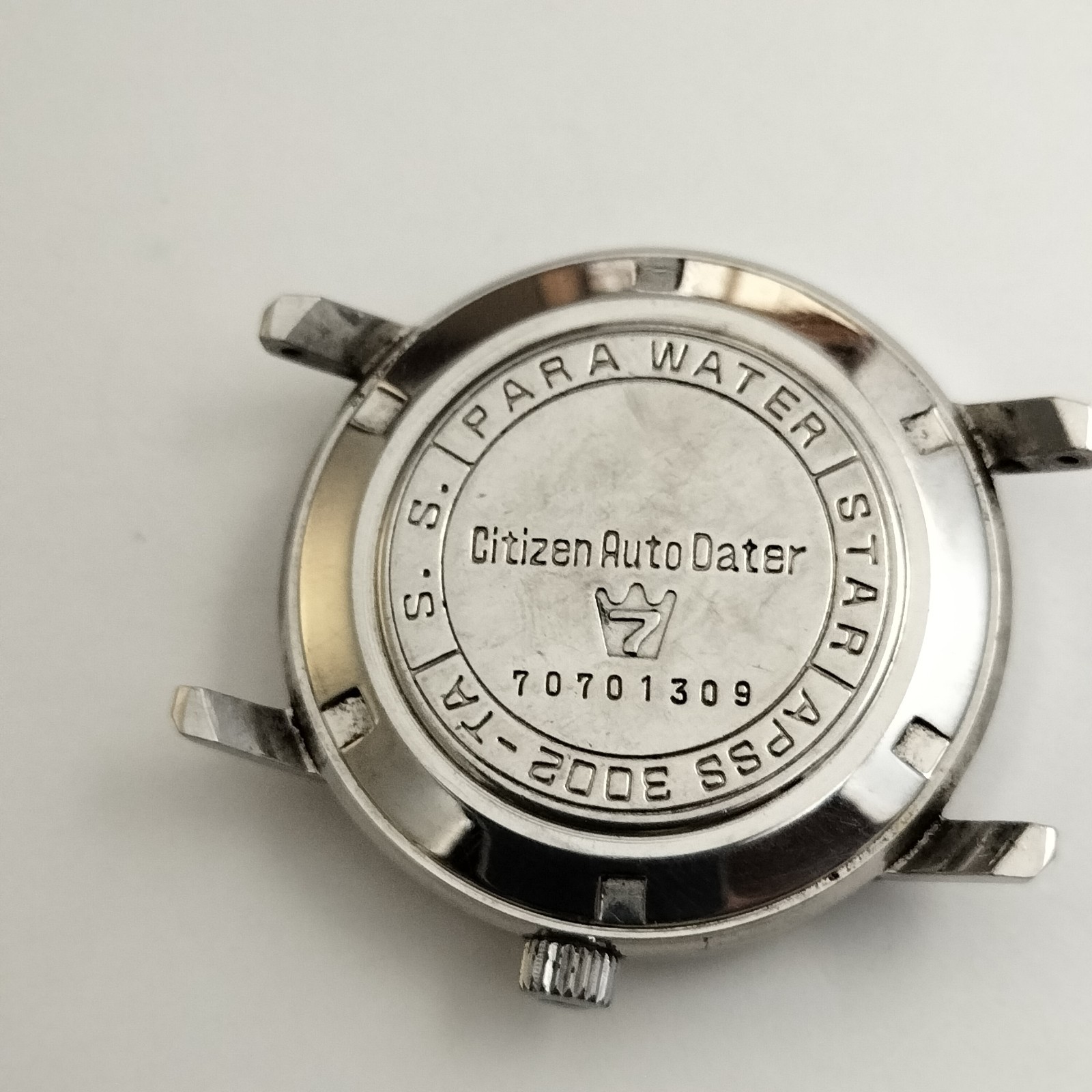 Lot of 2 Vintage Citizen Automatic Watches Auto Dater Uni Compact 21 For Parts