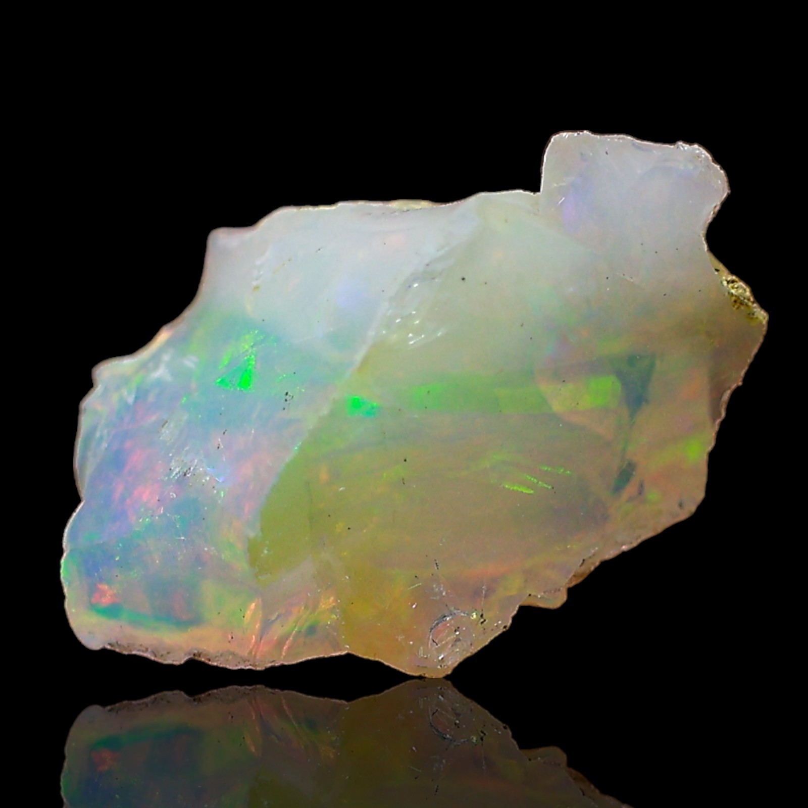 2.00 Cts Natural Fire Opal Handcrafted Rough Gemstone Necklace Making 13x8x7 mm