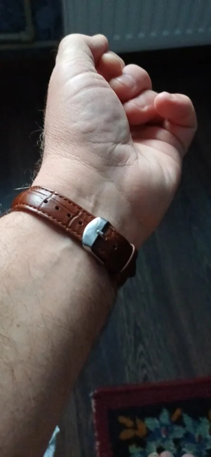 16mm 18mm 20mm 22mm 24mm Genuine Leather Wristband Watch Strap Band Bracelet