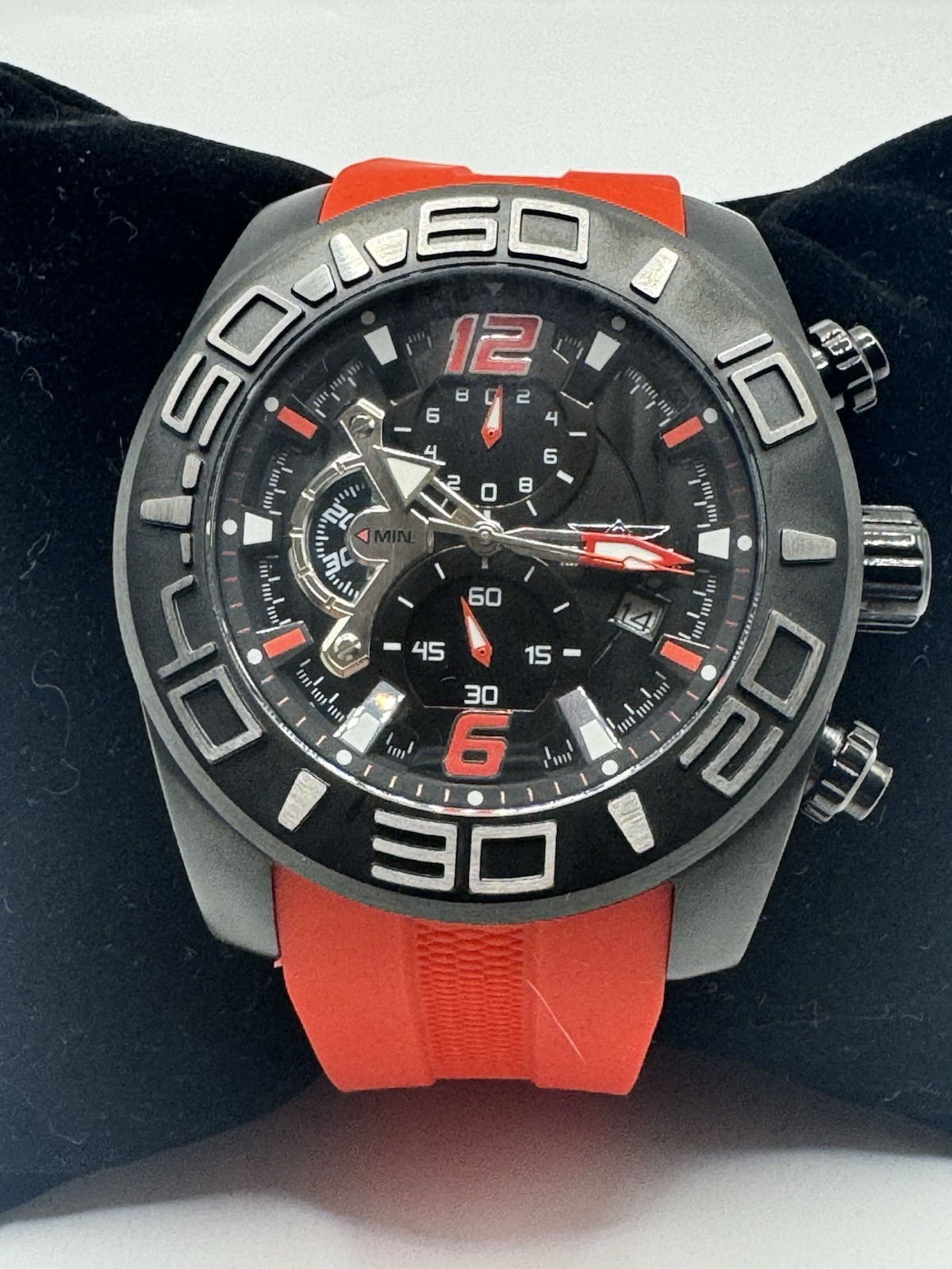Invicta Pro Diver Dynestance Men’s Watch – 50mm, Red (22810) with Box!
