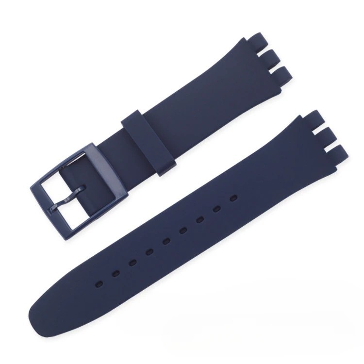 Wrist Watch Band Strap For Swatch 16mm 17mm 19mm 20mm Silicone Watchband