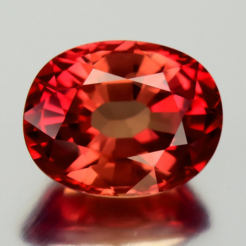 💎 2.56ct IF Oval Natural Fiery Rose Orange Sapphire Songea – Premium Gemstone