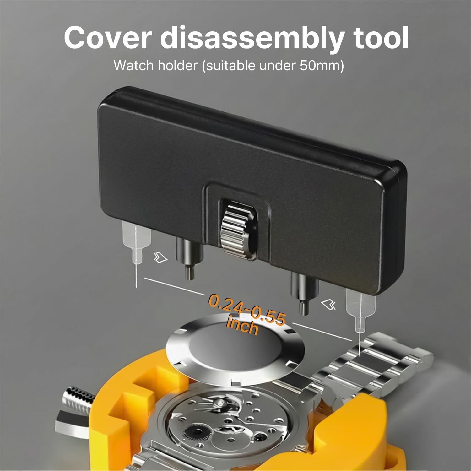 Multi-Function Watch Case Opener Set: Durable Tool Kit for Easy Repairs, 1 Count