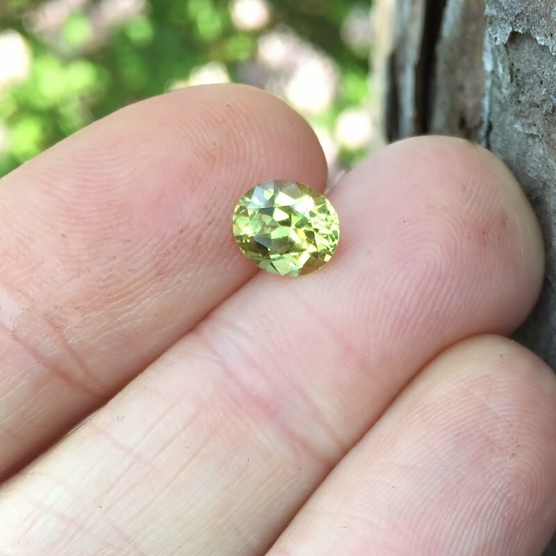 Bright! Natural Grossular Andradite Mali Garnet 1.87 carats GLI