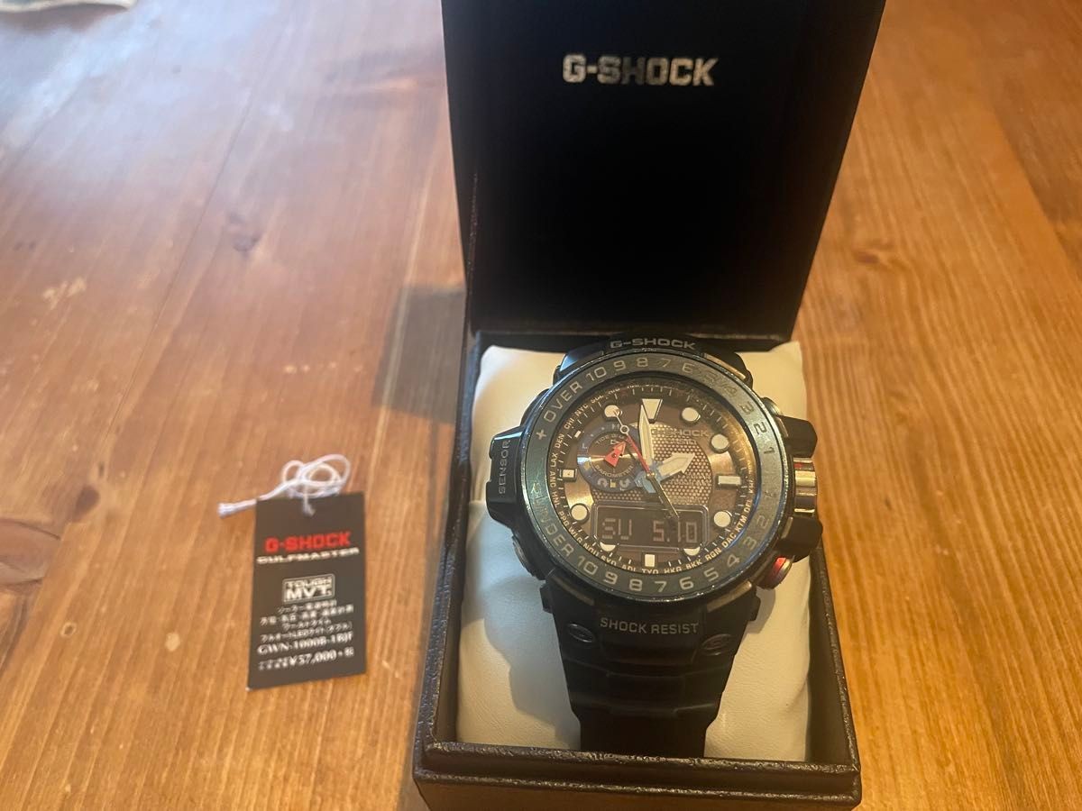G SHOCK Gulfmaster radio solar wristwatch CASIO GWN 1000B 1BJF GULFMASTER radio