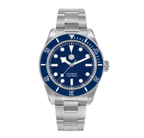 BB58 San Martin Diving 40MM Automatic Blue Silver Steel 200M Seiko NH35