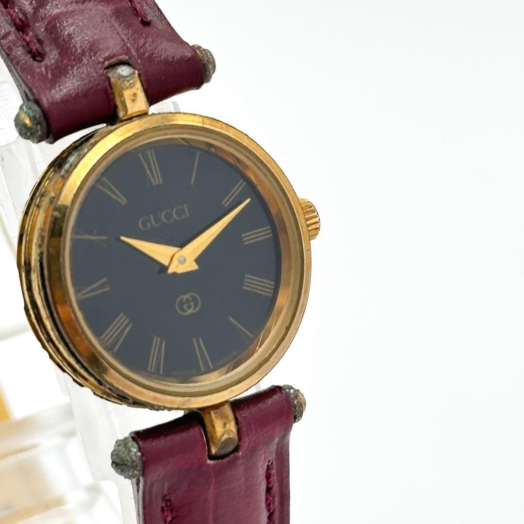 Gucci Sherry Line Quartz Wristwatch Mens Dress Wristwatch Case 21mm wrist 16cm