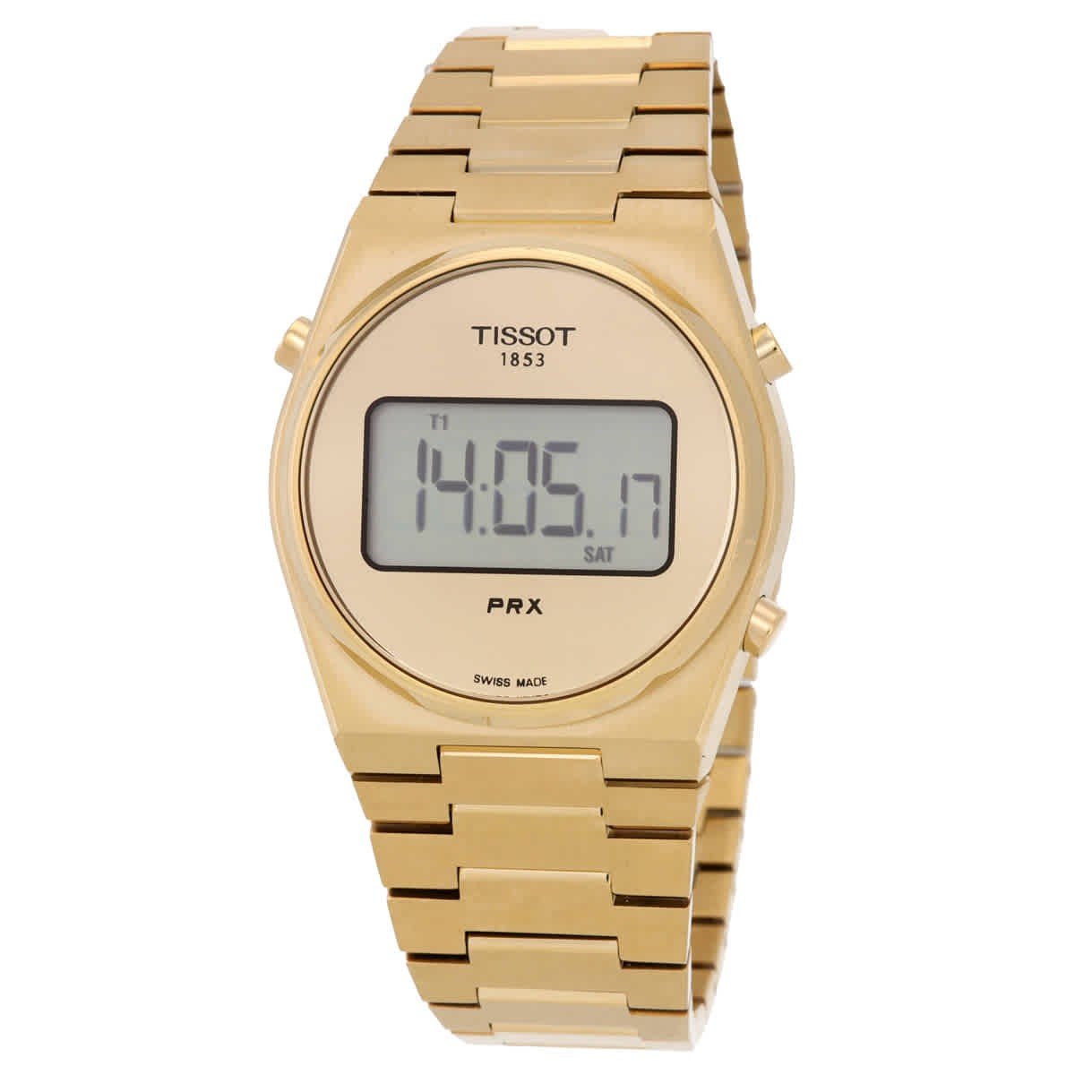 Tissot PRX Digital Quartz Gold Dial Men’s Watch T1372633302000