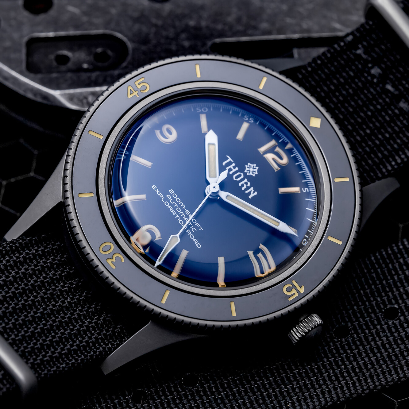 THORN Fathoms Fifty Ceramic Bezel NH35A Diver 200M Automatic Watch 316L 40mm C3