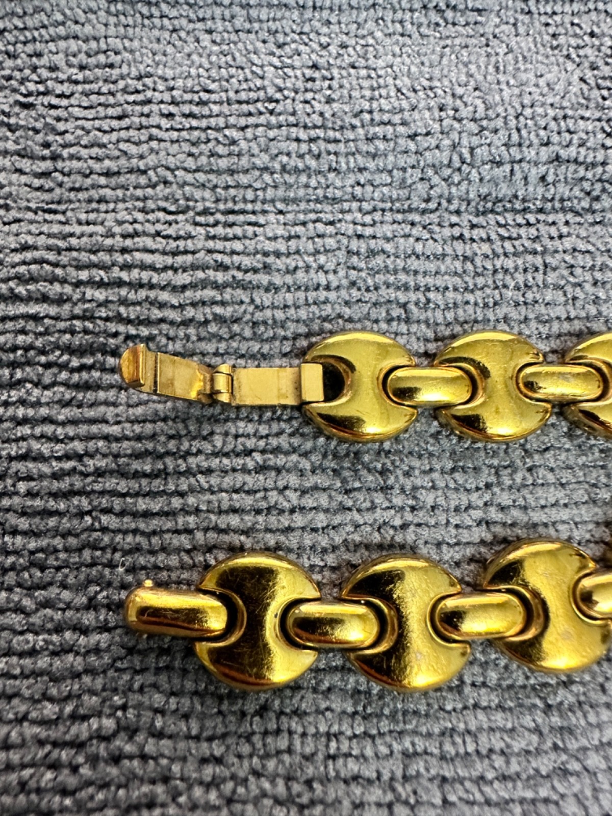 Genuine GUCCI Link Bezel Bracelet Band Women’s Watch Parts Gold 6mm