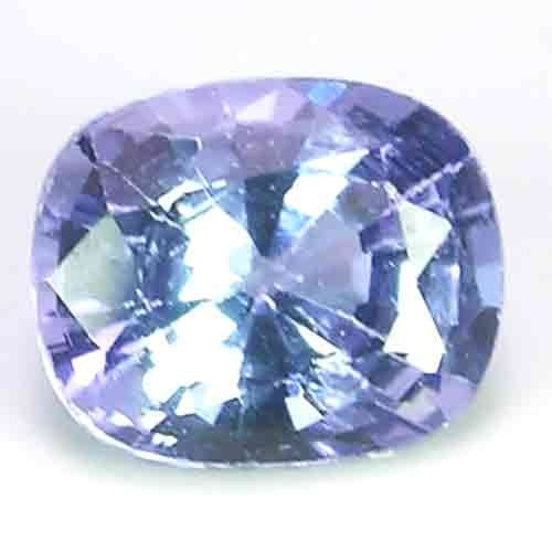 CAPTIVATING GEM NATURAL BRIGHT PURPLE BLUE COLOR TANZANITE – CUSHION CUT