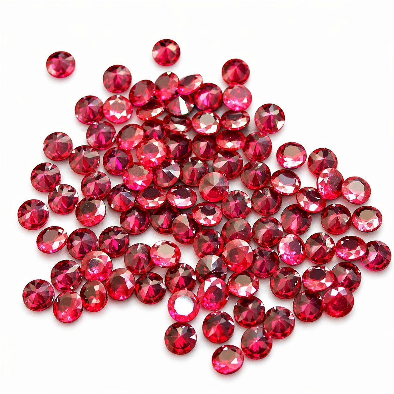 BURMESE Natural Red Ruby 5000 Ct Round Shape CERTIFIED Loose Gemstone Lot