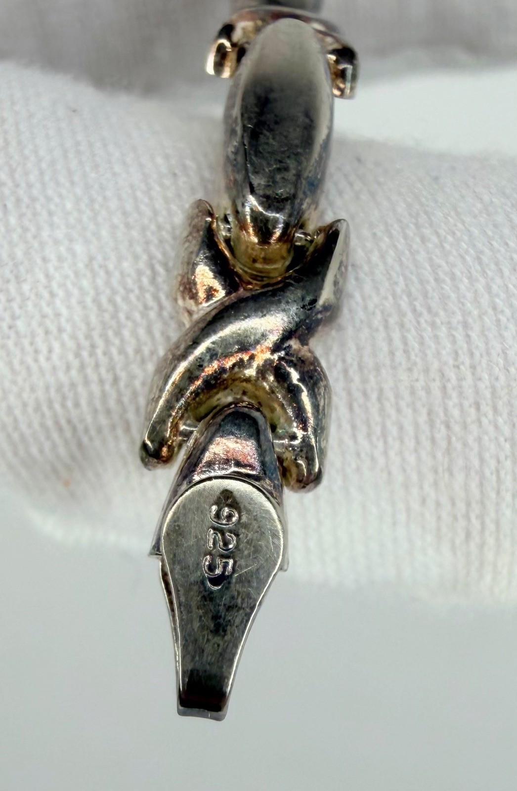 Vintage STAR 925 X’s & O’s Hugs Kisses Sterling Silver XO Link Bracelet