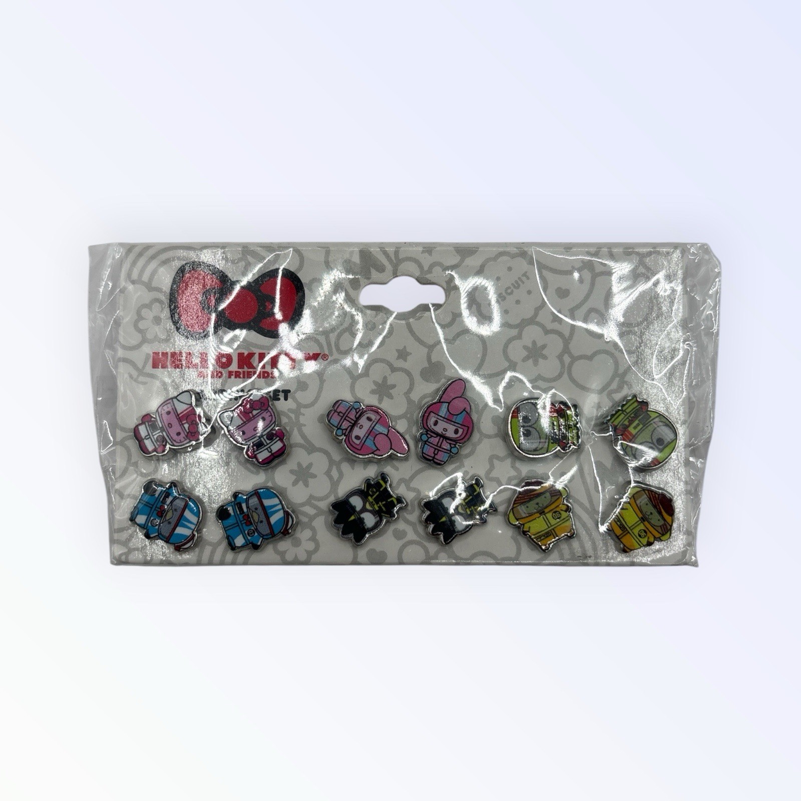 HELLO KITTY EARRINGS SET OF 6 KEROPPI MY MELODY NEW!!!