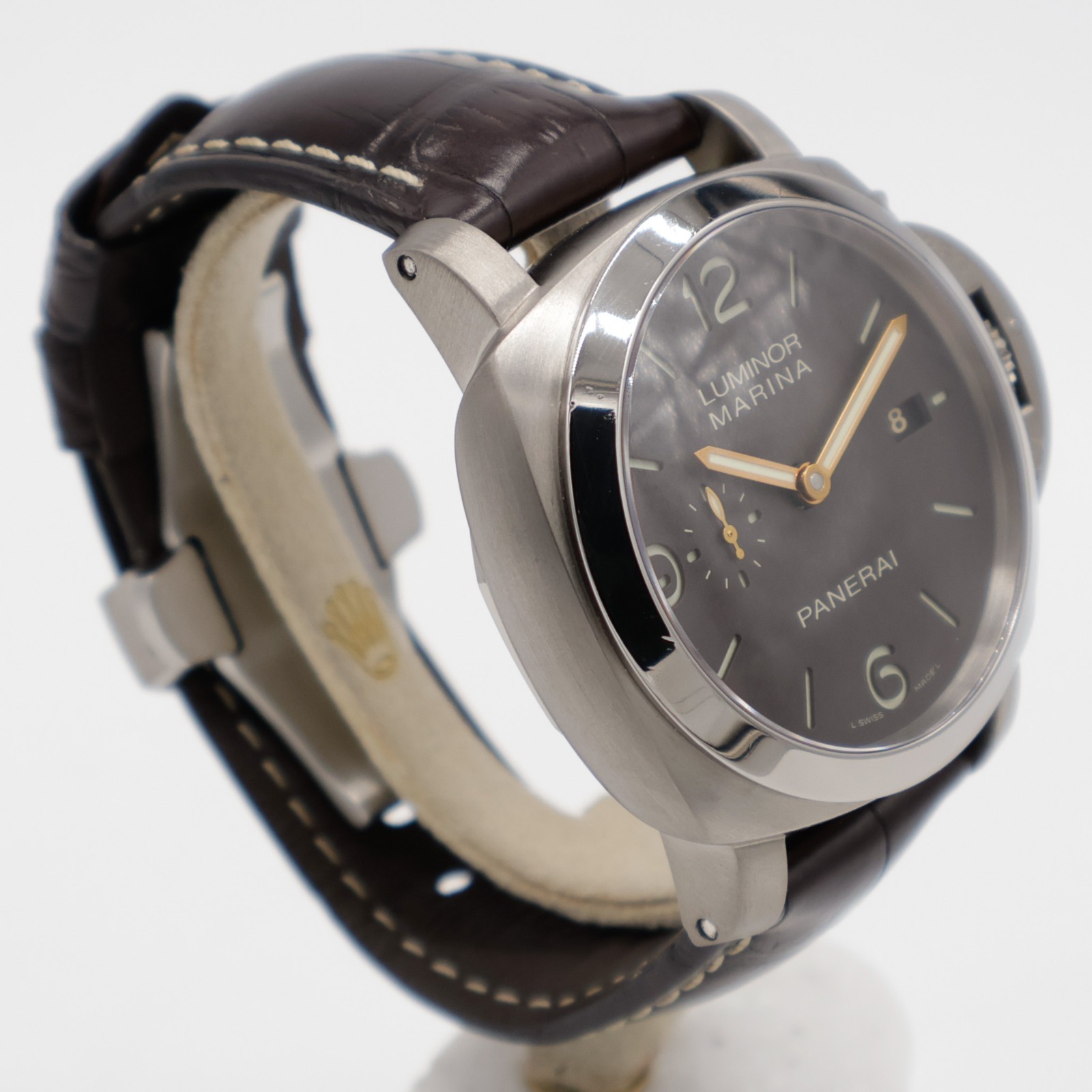 Panerai Luminor Marina 1950 3 Days 44mm Titanio Brown PAM00351 Automatic Strap