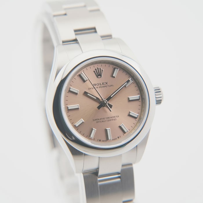 ROLEX Oyster Perpetual 28 276200 Pink Warranty 2021 Box/Paper