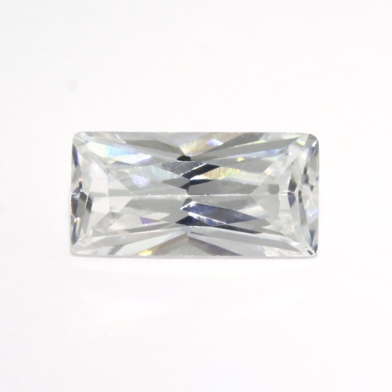 SIMULATED WHITE DIAMOND 4 x 2 x 1.5 MM BAGUETTE CUT 20 PIECE SET S-183