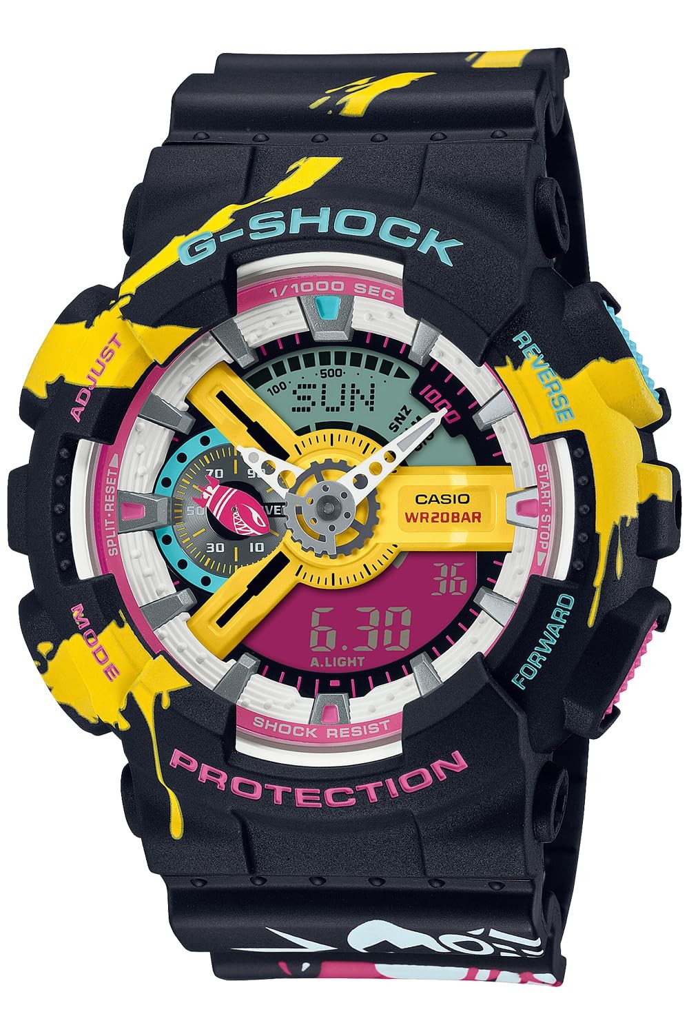 CASIO G-Shock GA-110LL-1AJR League Of Legends JINX Digital & Analog Watch New