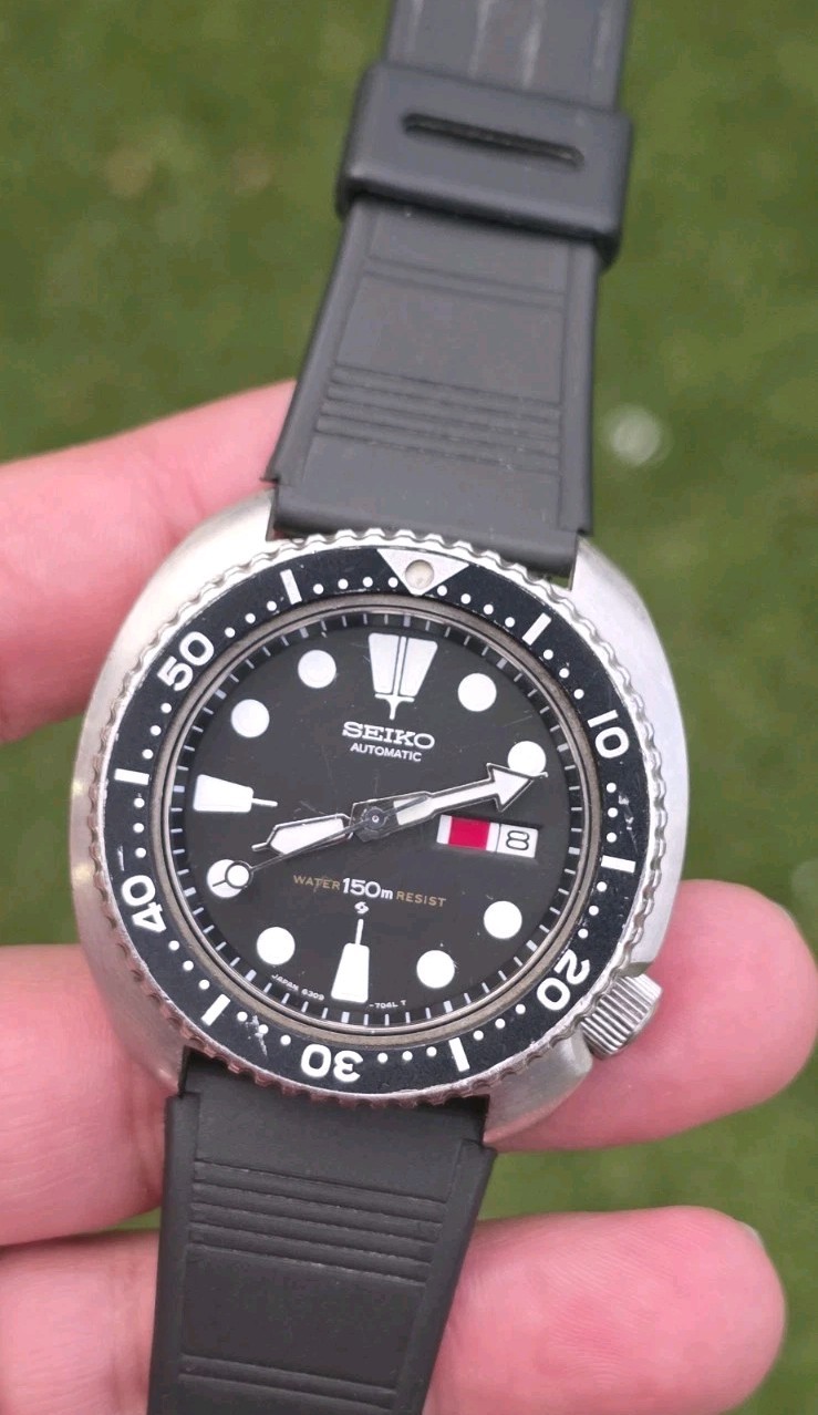 VINTAGE 1980 SEIKO 6309 7040 AUTOMATIC TURTLE DIVER Men’s Watch All ORIGINAL