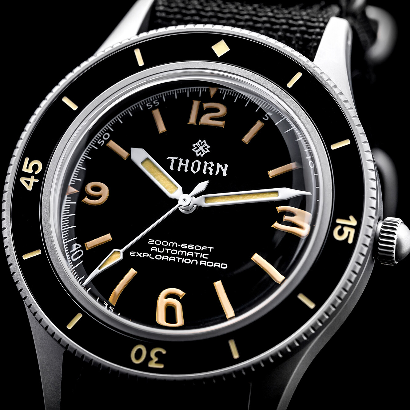THORN Fathoms Fifty Ceramic Bezel NH35A Diver 200M Automatic Watch 316L 40mm C3