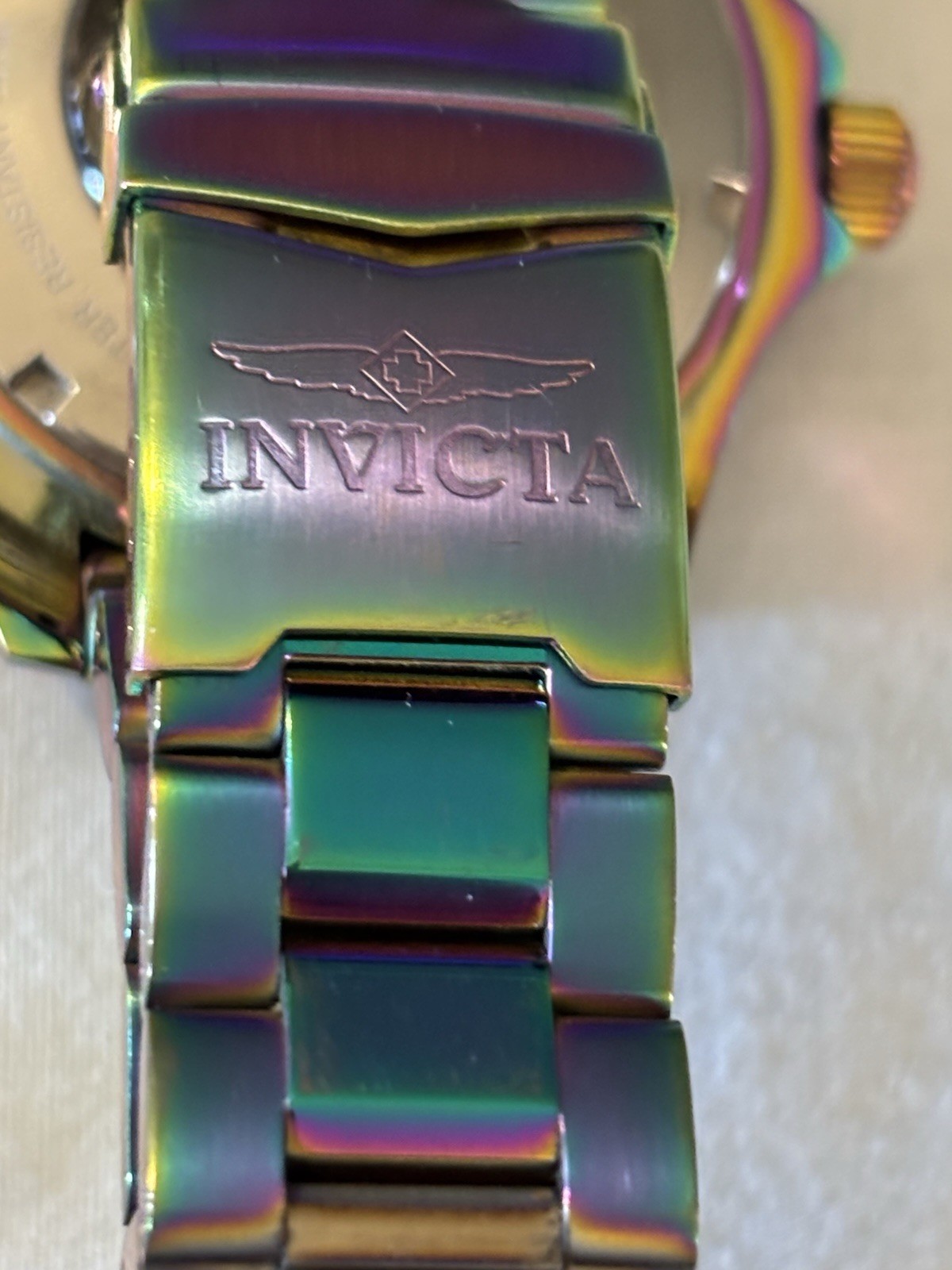 Invicta Grand Diver Men’s Automatic MOP Multicolor Dial Watch model 35760