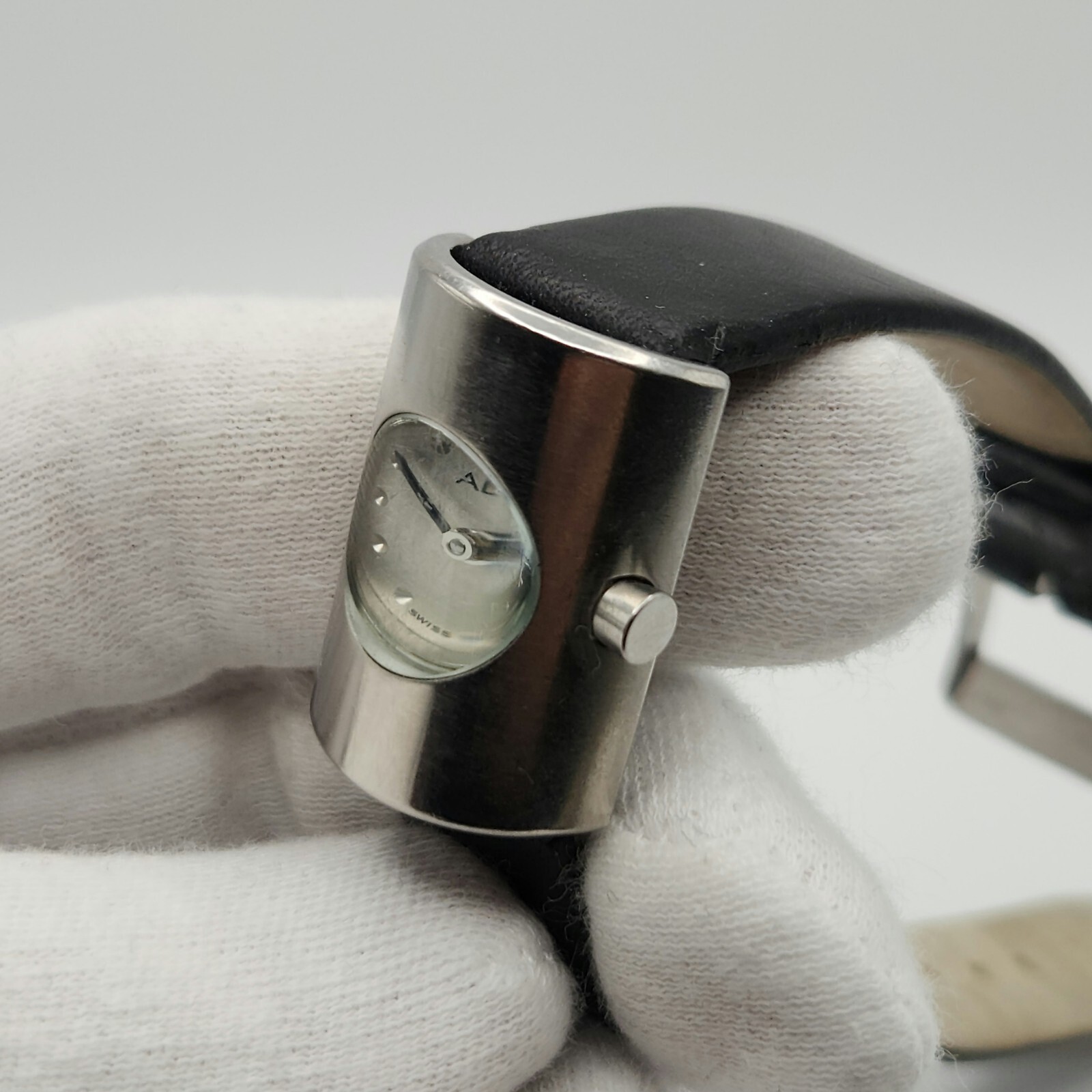 Alfex Ladies Small Stainless Steel Case Anti-Allergic Swiss Made Quartz Watch