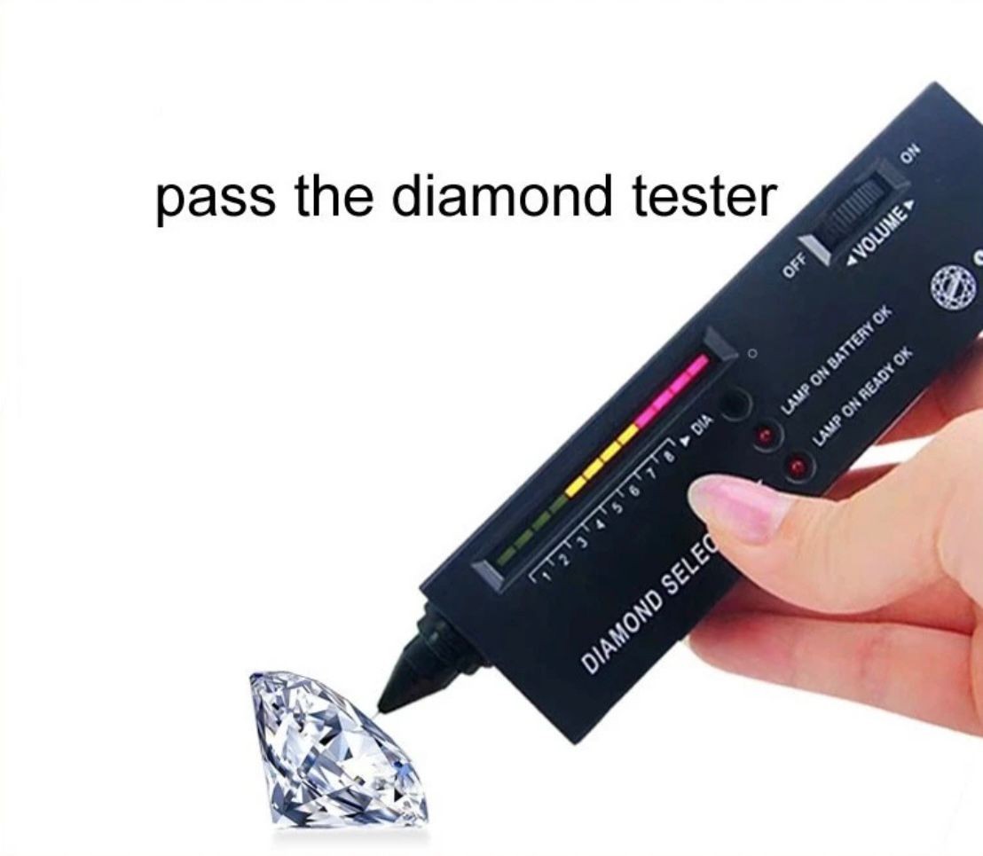 0.3ct Round Cut Lab‑Created Diamond Test Pass 16.5-21.5cm Cross Bracelet