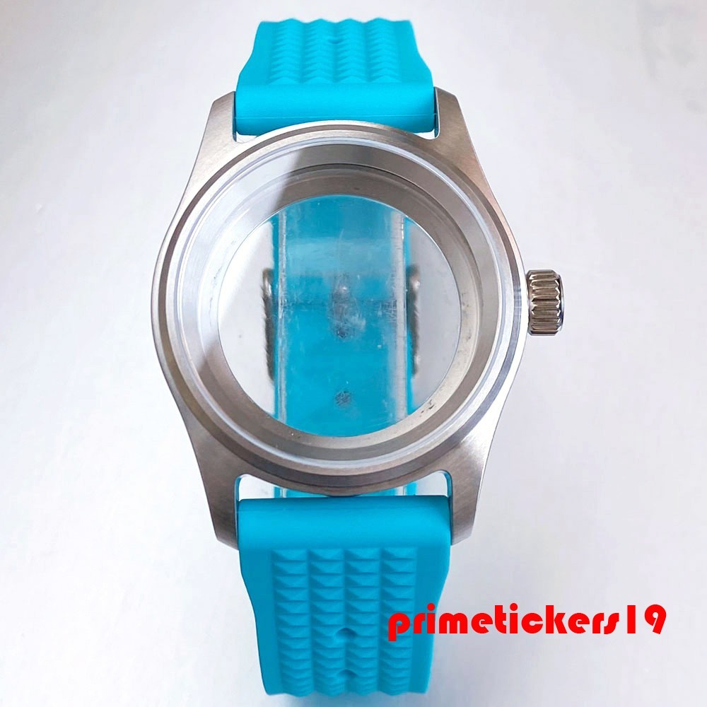 36/39mm Pilot Watch Case+Band Fit NH35 NH36 NH34 ETA2824 PT5000 Miyota8215 821A