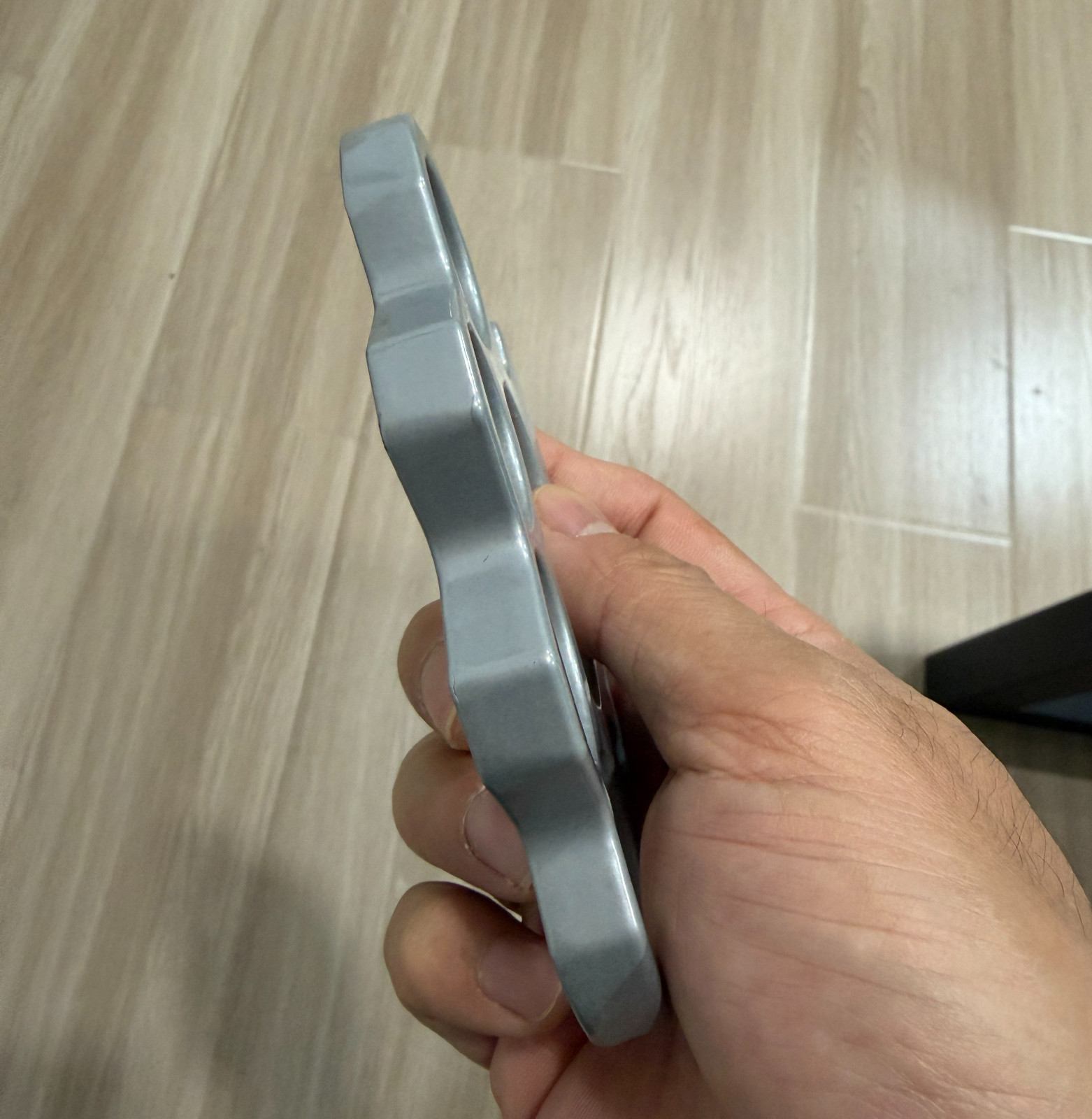 2X 3D Printed Hard Metal “Multi Use” Knuckles “Sticker” Silver Full Finger Ring