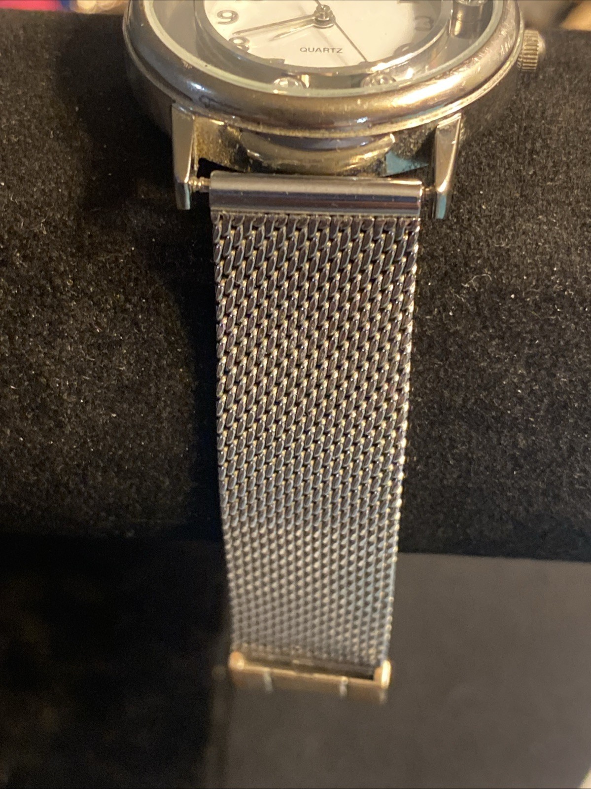 Women’s MILANO Stainless-Steel MESH BAND WATCH – New Battery